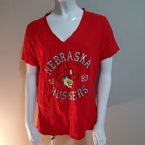 Pro Edge Nebraska Huskers Red Tee Shirt (L)